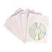 100 Mini Paper CD Sleeves with Window & Flap