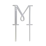 Cathy s Concepts Rhinestone Crystal Cake Topper 3 Inch Letter M
