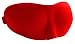 Dream Essentials Sweet Dreams Contoured Sleep Mask with Free Carry Pouch and Earplugs ~ Simply Red
