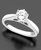 Platinum Certified Diamond Solitaire Ring (1 ct. t.w.)