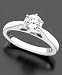 Platinum Certified Diamond Solitaire Ring (1 ct. t.w.)