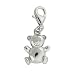311mKmlySbL. SL75  Build A Bear:Sterling Silver Teddy Bear Novelty Charm