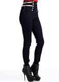Buttoned High Waisted Jeans