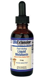 Life Extension Liquid Melatonin Liquid, Natural Citrus-Vanilla, 2 Fluid Ounce