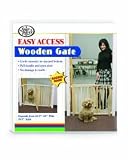 Four Paws Products Vertical Wood Gate W Door - 57219