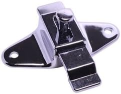 Slide Latch 3-1/2" Centers W/Offset Bar chrome plated, zamak