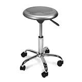Martin Universal Design Artisan Air Lift Stool, Metalic Silver
