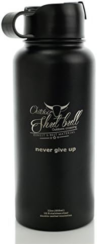 Shutbull Vacuum Insulated Water Bottle Stainless Steel 32 Ounce Thermos Flask