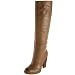 Nine West Women's Herberta Platform Knee High Boot,Taupe Calf,6 M US
