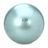 J/Fit Professional Grade Exercise Ball 75 cm with Pump (Jade Green)