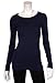 Michael Stars Long Sleeve Raw Edge Crew Neck
