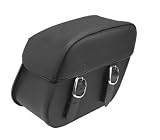 ALC Saddlebags 8014-03 Bandito Chubby Premium Leather Plain Bolt-On Saddlebag - Pair