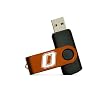 NCAA 4GB High-Speed USB Flash Drive with Swivel Cap and Lanyard