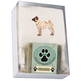 Single Gift Box with Akita Soap and Towel