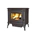 Chimney 57240 1100CP Small Wood Stove Painted Black With Door 9 1/4 legs and Ash Pan