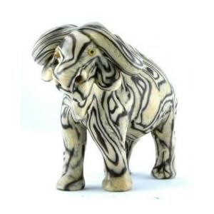 Imported African Handmade Water Buffalo Safari Animal Candle, medium