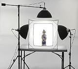 Photo Light ALZO 300 Cool Lite 28 Photo Tent Kit - 3 Lights & Micro-Boom - A continuous light kit ideally suited to Product photography of small to medium objects which is compatible with Nikon, Canon or any digital or film cameras.