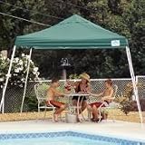 ShelterLogic Pop-Up Canopy - 12ft.L x 12ft.W, Slant Leg, Green, Model# 22589