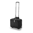 DICOTA Multi Roller mit einer Notebooktasche 35,56-39,5 cm 14-15.6Zoll und Tablet PC Tasche bis zu 25,4cm 10Zoll geraeumiger Trolley