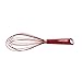 Cake Boss Stainless Steel Tools and Gadgets 10-Inch Balloon Whisk with Silicone Overmold, Red
