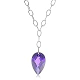 ELLE Jewelry Purple Blue Cubic Zirconia Pear D
