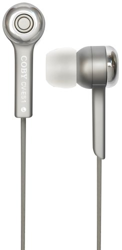 Coby CVE51SVR Jammerz Sound Earphones (Silver)