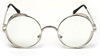 STEAMPUNK Design Round Eyeglasses | 6216CL-Black
