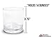 Modern Innovations 14 OZ SAN Double Old Fashioned Whiskey Tumbler Set of 4-- Restaurant Quality BPA Free, Break Resistant, Dishwasher Safe Acrylic Drinking Glasses and Whiskey Glass Set