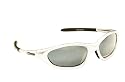 Sunglasses - Women's Sports Sunglasses - Women's Silver Wrap Around Polycarbonate  Shatterproof Lenses Lightening Sunglasses With Cord / Hard Case & Cloth - Affordable Sunglasses
