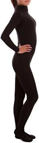 Billwas Women's Spandex Unitard (Medium, Black)