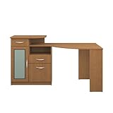 UPC 042976502300 product image for Bush Furniture Vantage Corner Desk, Light Dragon Wood | upcitemdb.com