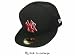 New Era New York NY Yankees Mens Fitted Hat in Black/Red-7-1/2