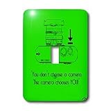 Kike Calvo photo Illustrations Rangefinder Camera - Picture of a Rangefinder Camera You dont choose a camera The camera chooses you - Light Switch Covers - single toggle switch