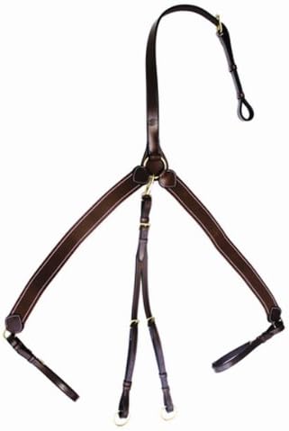 HDR Pro Heart Shaped Elastic Breastplate Martingale with running attachment
