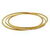 Vermeil with Cubic Zirconia Triple Bangle