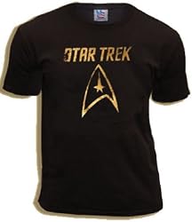 Star Trek Logo Washed Black T-shirt Tee