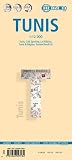 Laminated Map of Tunis by Borch (English) (English and French Edition)