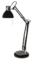 Black Finish Adjustable Halogen Desk Lamp