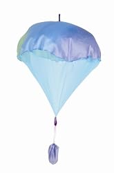 Watery Blue Silk Parachute