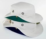 Canvas Boater Hat by Dorfman Pacific