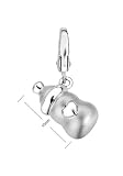 Milk Bottle – Platinum Plated Silver Charm