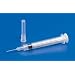 Kendall 8881513934 Monoject Sterile Syringe with Bluer Lock Tip, 3mL Capacity, 0.1mL Graduation (Case of 1000)