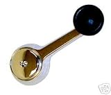 Omix-ada This chrome window crank handle (and screw) fits left or right hard doors. Fits 76-86 CJ-7s, 81-86 CJ-8s, and 87-91 Jeep Wranglers. Sold individually. 11814.01
