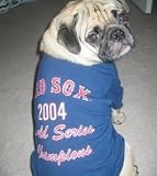 Boston Red Sox 2004 Championship Commemorative Dog T-shirt Size Medium