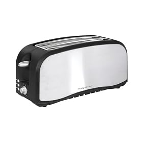 Frigidaire Fclt07/h 4 Slice Long Slot Toaster Stainless Steel
