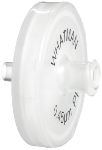 Whatman 6718-2504 100-Pack Easydisc 25mm Syringe Filters 045 Micron Polypropylene Max Volume 120mlm