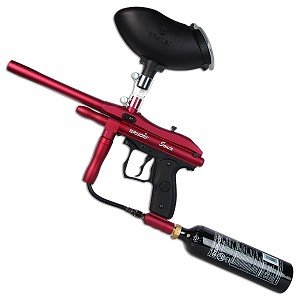 Spyder Sonix Semi-Auto Marker Value Pack (Matte Red)