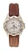 Denver Broncos All Star Ladies Black Leather Strap Watch