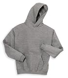 NEW JERZEES - Youth Pullover Hooded Sweatshirt Oxford-M