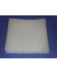 50 Plastic Outer Poly Covers For 78 RPM Records-10.563" x 10.438" Clear Polyethylene 3 Mil Thick